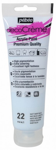 R-DécoCREME 120ml Bleu Layette DécoCREME 120ml