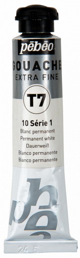 Gouache T7 20ml Dauerweiss