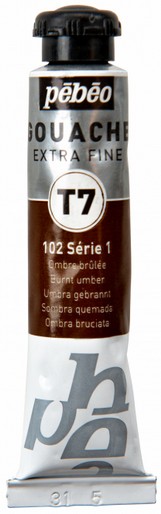 Gouache T7 20ml Umbra gebrannt