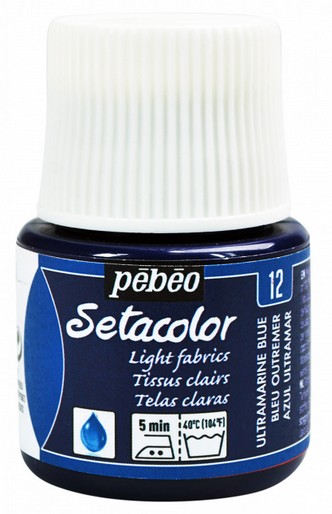 N-Sétacolor Tr. 45ml Bleu outremer Sétacolor transparent 45ml